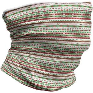Ambesonne Unisex Multicolor Face and Neck Warmers(Xmas Words Ceremony)