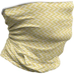 Ambesonne Unisex Multicolor Face and Neck Warmers(Zig Zag Stripes Monochrome)