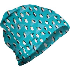 Ambesonne unisex-adult mens Beanie(Dark Turquoise Dark Grey)