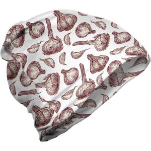Ambesonne unisex-adult mens Beanie(Eggshell Grey Pink)