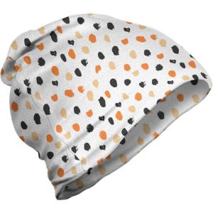 Ambesonne unisex-adult mens Beanie(Marigold Charcoal Grey)