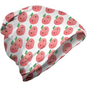 Ambesonne unisex-adult mens Beanie(Pastel Pink White Green)