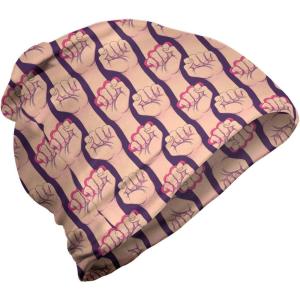 Ambesonne unisex-adult mens Beanie(Peach Dark Pink)