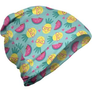 Ambesonne unisex-adult mens Beanie(Pink Mustard Turquoise)