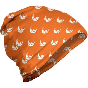 Ambesonne unisex-adult mens Beanie(White Vermilion)