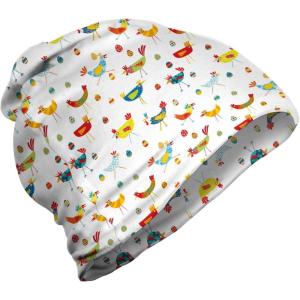 Ambesonne unisex-adult mens Beanie(Yellow Green Sky Blue)
