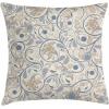 Ambesonne Christmas Throw Pillow Cushion Cover, Romantic Vintage New Year Scenery with Reindeer Tree and Star Design Image, Decorative Square Accent Pillow Case, 20″ X 20″, Brown(Slate Blue Beige Tan)