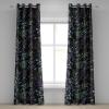 Ambesonne Geometric Grommet Curtain, Retro Design Maze Inspired Rectangles Pattern in Neutral Boho Theme, Decorative Single Panel Drapes for Bedroom Living Room, 50″ x 108″, Champagne and Mustard(Lavender and Jade Green)