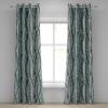 Ambesonne Geometric Grommet Curtain, Retro Design Maze Inspired Rectangles Pattern in Neutral Boho Theme, Decorative Single Panel Drapes for Bedroom Living Room, 50″ x 108″, Champagne and Mustard(Cadet Blue Green Brown)