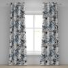 Ambesonne Geometric Grommet Curtain, Retro Design Maze Inspired Rectangles Pattern in Neutral Boho Theme, Decorative Single Panel Drapes for Bedroom Living Room, 50″ x 108″, Champagne and Mustard(White Charcoal Grey Grey)