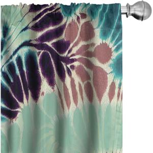 Ambesonne Floral Curtains, Neutral Design of Spring Inspired Garden Flowers Muted Tones Vintage Feels, Window Treatments 2 Panel Set for Living Room Bedroom, Pair of – 28″ x 63″, Pale Grey and White(Teal Cinnamon and Plum)