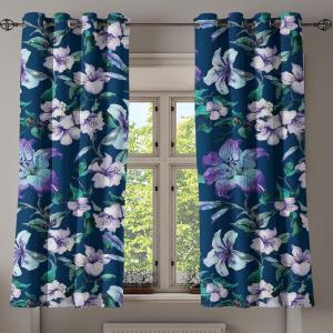 Ambesonne Geometric Grommet Curtain, Retro Design Maze Inspired Rectangles Pattern in Neutral Boho Theme, Decorative Single Panel Drapes for Bedroom Living Room, 50″ x 108″, Champagne and Mustard(Violet Pale Lilac and Teal)