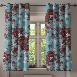 Ambesonne Geometric Grommet Curtain, Retro Design Maze Inspired Rectangles Pattern in Neutral Boho Theme, Decorative Single Panel Drapes for Bedroom Living Room, 50″ x 108″, Champagne and Mustard(Seafoam Burgundy and Coral)