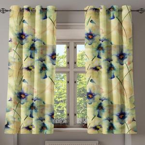Ambesonne Geometric Grommet Curtain, Retro Design Maze Inspired Rectangles Pattern in Neutral Boho Theme, Decorative Single Panel Drapes for Bedroom Living Room, 50″ x 108″, Champagne and Mustard(Avocado Green Purple)