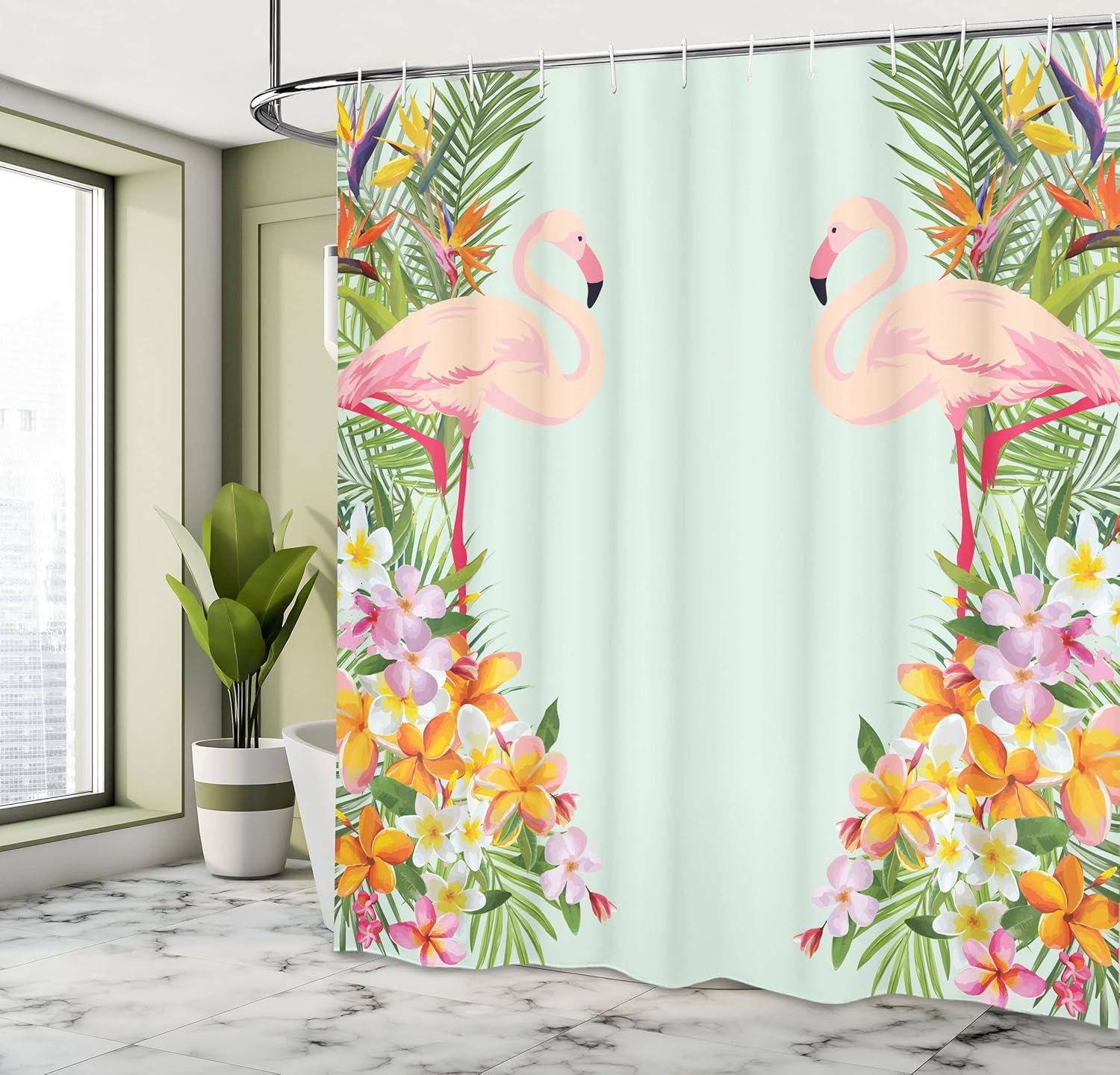 imageAmbesonne Anchor Shower Curtain Marine Sailing Sea Symbol and Grungy Rustic Planks in a Neutral Camo Tone Cloth Fabric Drape for Sea Themed Bathroom Decor Set with Hooks 69quot W x 75quot L Green KhakiPale Blue Orange