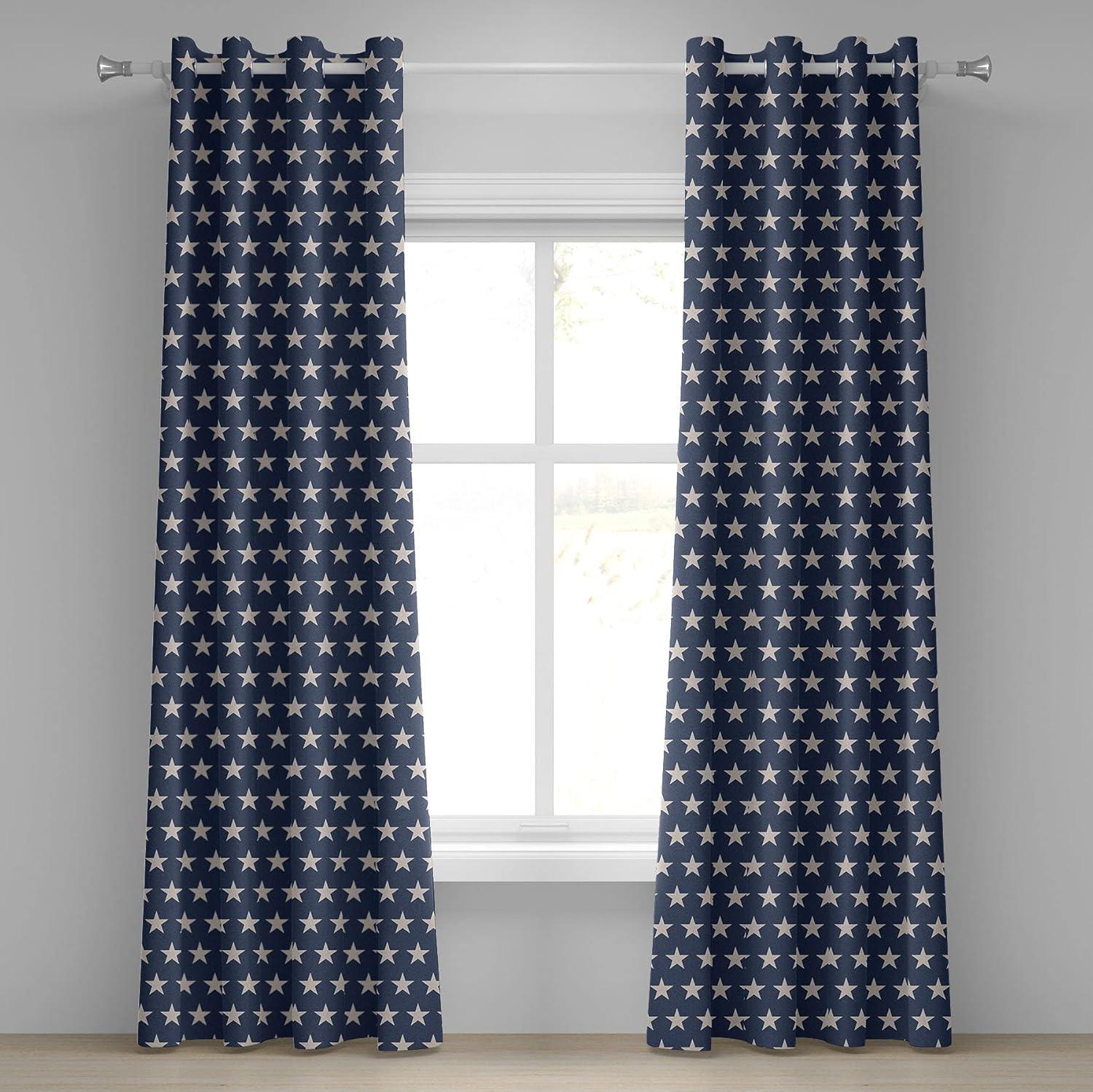 imageAmbesonne Brown Grommet Curtain Batik Parang Barong Diagonal Pattern Indonesian Culture and Art Design Decorative 2Panel Window Drapes for Bedroom Living Room 50quot x 84quot Brown Apricot CaramelNight Blue Tan