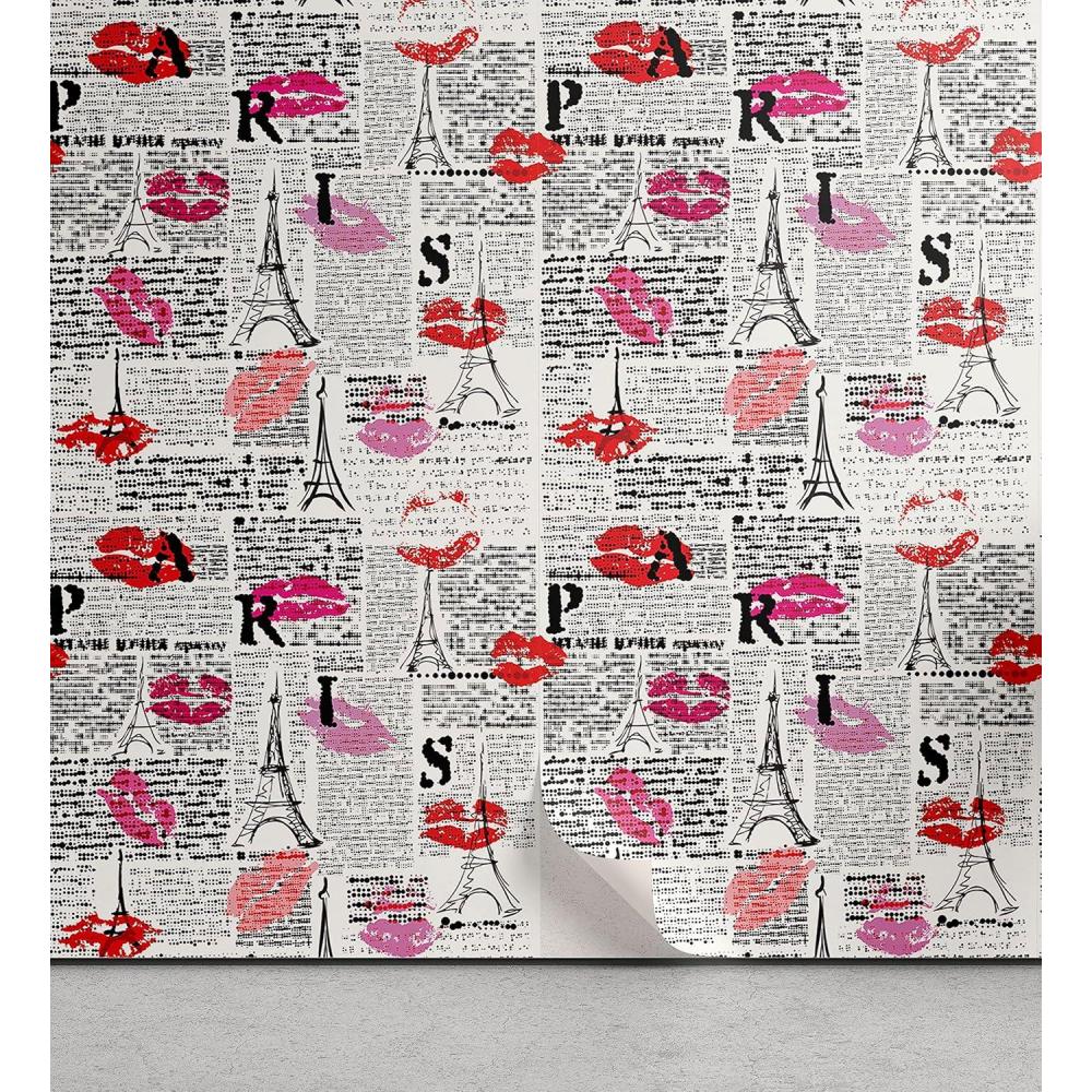 imageAmbesonne Mustard Peel ampamp Stick Wallpaper for Home Brush Strokes Drawn Modern Abstract Doodles Scribbles Spots Sketching SelfAdhesive Living Room Kitchen Accent 13quot x 100quot Sea Blue and Dark YellowCharcoal Grey Multicolor