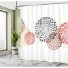 Ambesonne Anchor Shower Curtain, Marine Sailing Sea Symbol and Grungy Rustic Planks in a Neutral Camo Tone, Cloth Fabric Drape for Sea Themed Bathroom Decor Set with Hooks, 69″ W x 75″ L, Green Khaki(Red Grey)