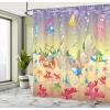 Ambesonne Anchor Shower Curtain, Marine Sailing Sea Symbol and Grungy Rustic Planks in a Neutral Camo Tone, Cloth Fabric Drape for Sea Themed Bathroom Decor Set with Hooks, 69″ W x 75″ L, Green Khaki(Warm Taupe Blue)