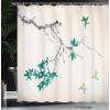 Ambesonne Anchor Shower Curtain, Marine Sailing Sea Symbol and Grungy Rustic Planks in a Neutral Camo Tone, Cloth Fabric Drape for Sea Themed Bathroom Decor Set with Hooks, 69″ W x 75″ L, Green Khaki(Dark Seafoam)