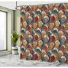 Ambesonne Anchor Shower Curtain, Marine Sailing Sea Symbol and Grungy Rustic Planks in a Neutral Camo Tone, Cloth Fabric Drape for Sea Themed Bathroom Decor Set with Hooks, 69″ W x 75″ L, Green Khaki(Charcoal Multicolor)