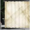 Ambesonne Anchor Shower Curtain, Marine Sailing Sea Symbol and Grungy Rustic Planks in a Neutral Camo Tone, Cloth Fabric Drape for Sea Themed Bathroom Decor Set with Hooks, 69″ W x 75″ L, Green Khaki(Beige Tan)