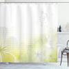 Ambesonne Anchor Shower Curtain, Marine Sailing Sea Symbol and Grungy Rustic Planks in a Neutral Camo Tone, Cloth Fabric Drape for Sea Themed Bathroom Decor Set with Hooks, 69″ W x 75″ L, Green Khaki(Pale Yellow Pale Grey)