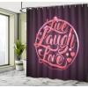 Ambesonne Anchor Shower Curtain, Marine Sailing Sea Symbol and Grungy Rustic Planks in a Neutral Camo Tone, Cloth Fabric Drape for Sea Themed Bathroom Decor Set with Hooks, 69″ W x 75″ L, Green Khaki(Coral Plum White)