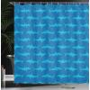 Ambesonne Anchor Shower Curtain, Marine Sailing Sea Symbol and Grungy Rustic Planks in a Neutral Camo Tone, Cloth Fabric Drape for Sea Themed Bathroom Decor Set with Hooks, 69″ W x 75″ L, Green Khaki(Blue)