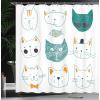 Ambesonne Anchor Shower Curtain, Marine Sailing Sea Symbol and Grungy Rustic Planks in a Neutral Camo Tone, Cloth Fabric Drape for Sea Themed Bathroom Decor Set with Hooks, 69″ W x 75″ L, Green Khaki(Teal Apricot)