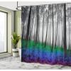 Ambesonne Anchor Shower Curtain, Marine Sailing Sea Symbol and Grungy Rustic Planks in a Neutral Camo Tone, Cloth Fabric Drape for Sea Themed Bathroom Decor Set with Hooks, 69″ W x 75″ L, Green Khaki(Blue Green)