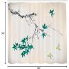 Ambesonne Anchor Shower Curtain, Marine Sailing Sea Symbol and Grungy Rustic Planks in a Neutral Camo Tone, Cloth Fabric Drape for Sea Themed Bathroom Decor Set with Hooks, 69″ W x 75″ L, Green Khaki(Dark Seafoam)