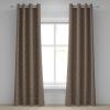 Ambesonne Brown Grommet Curtain, Batik Parang Barong Diagonal Pattern Indonesian Culture and Art Design, Decorative 2-Panel Window Drapes for Bedroom Living Room, 50″ x 84″, Brown Apricot Caramel(Blue Sepia Redwood)