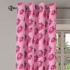Ambesonne Brown Grommet Curtain, Batik Parang Barong Diagonal Pattern Indonesian Culture and Art Design, Decorative 2-Panel Window Drapes for Bedroom Living Room, 50″ x 84″, Brown Apricot Caramel(Pale Pink Magenta)
