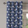 Ambesonne Brown Grommet Curtain, Batik Parang Barong Diagonal Pattern Indonesian Culture and Art Design, Decorative 2-Panel Window Drapes for Bedroom Living Room, 50″ x 84″, Brown Apricot Caramel(Night Blue Tan)