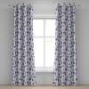 Ambesonne Brown Grommet Curtain, Batik Parang Barong Diagonal Pattern Indonesian Culture and Art Design, Decorative 2-Panel Window Drapes for Bedroom Living Room, 50″ x 84″, Brown Apricot Caramel(Lavender Plum Jade Green)