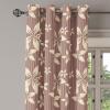 Ambesonne Brown Grommet Curtain, Batik Parang Barong Diagonal Pattern Indonesian Culture and Art Design, Decorative 2-Panel Window Drapes for Bedroom Living Room, 50″ x 84″, Brown Apricot Caramel(Warm Taupe Pale Pink)