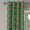 Ambesonne Brown Grommet Curtain, Batik Parang Barong Diagonal Pattern Indonesian Culture and Art Design, Decorative 2-Panel Window Drapes for Bedroom Living Room, 50″ x 84″, Brown Apricot Caramel(Apple Green Dark Coral)