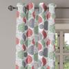 Ambesonne Brown Grommet Curtain, Batik Parang Barong Diagonal Pattern Indonesian Culture and Art Design, Decorative 2-Panel Window Drapes for Bedroom Living Room, 50″ x 84″, Brown Apricot Caramel(Coral Grey Reseda Green)
