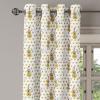 Ambesonne Brown Grommet Curtain, Batik Parang Barong Diagonal Pattern Indonesian Culture and Art Design, Decorative 2-Panel Window Drapes for Bedroom Living Room, 50″ x 84″, Brown Apricot Caramel(Pale Coffee Black Pink)