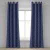 Ambesonne Brown Grommet Curtain, Batik Parang Barong Diagonal Pattern Indonesian Culture and Art Design, Decorative 2-Panel Window Drapes for Bedroom Living Room, 50″ x 84″, Brown Apricot Caramel(Navy Blue Marigold Red)
