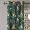 Ambesonne Exotic Grommet Curtain, Minimal Neutral Animal Print with Tiger Silhouettes Pattern Jungle Cat, Decorative Single Panel Drapes for Bedroom Living Room, 50″ x 96″, Eggshell Warm Taupe Tan(Salmon Earth Yellow)