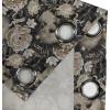 Ambesonne Exotic Grommet Curtain, Minimal Neutral Animal Print with Tiger Silhouettes Pattern Jungle Cat, Decorative Single Panel Drapes for Bedroom Living Room, 50″ x 96″, Eggshell Warm Taupe Tan(Charcoal Grey and Dark Tan)