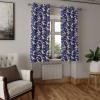 Ambesonne Exotic Grommet Curtain, Minimal Neutral Animal Print with Tiger Silhouettes Pattern Jungle Cat, Decorative Single Panel Drapes for Bedroom Living Room, 50″ x 96″, Eggshell Warm Taupe Tan(Night Blue Salmon Ivory)