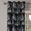 Ambesonne Exotic Grommet Curtain, Minimal Neutral Animal Print with Tiger Silhouettes Pattern Jungle Cat, Decorative Single Panel Drapes for Bedroom Living Room, 50″ x 96″, Eggshell Warm Taupe Tan(Charcoal Grey and Sage Green)