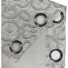 Ambesonne Exotic Grommet Curtain, Minimal Neutral Animal Print with Tiger Silhouettes Pattern Jungle Cat, Decorative Single Panel Drapes for Bedroom Living Room, 50″ x 96″, Eggshell Warm Taupe Tan(Coconut Pale Grey and Ivory)