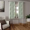 Ambesonne Exotic Grommet Curtain, Minimal Neutral Animal Print with Tiger Silhouettes Pattern Jungle Cat, Decorative Single Panel Drapes for Bedroom Living Room, 50″ x 96″, Eggshell Warm Taupe Tan(Pale Grey Lime Green)
