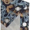 Ambesonne Exotic Grommet Curtain, Minimal Neutral Animal Print with Tiger Silhouettes Pattern Jungle Cat, Decorative Single Panel Drapes for Bedroom Living Room, 50″ x 96″, Eggshell Warm Taupe Tan(Amber Blue Grey Dark Blue)