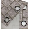 Ambesonne Exotic Grommet Curtain, Minimal Neutral Animal Print with Tiger Silhouettes Pattern Jungle Cat, Decorative Single Panel Drapes for Bedroom Living Room, 50″ x 96″, Eggshell Warm Taupe Tan(Warm Taupe and Dark Tan)