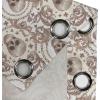 Ambesonne Exotic Grommet Curtain, Minimal Neutral Animal Print with Tiger Silhouettes Pattern Jungle Cat, Decorative Single Panel Drapes for Bedroom Living Room, 50″ x 96″, Eggshell Warm Taupe Tan(Ivory Cocoa and Pale Brown)